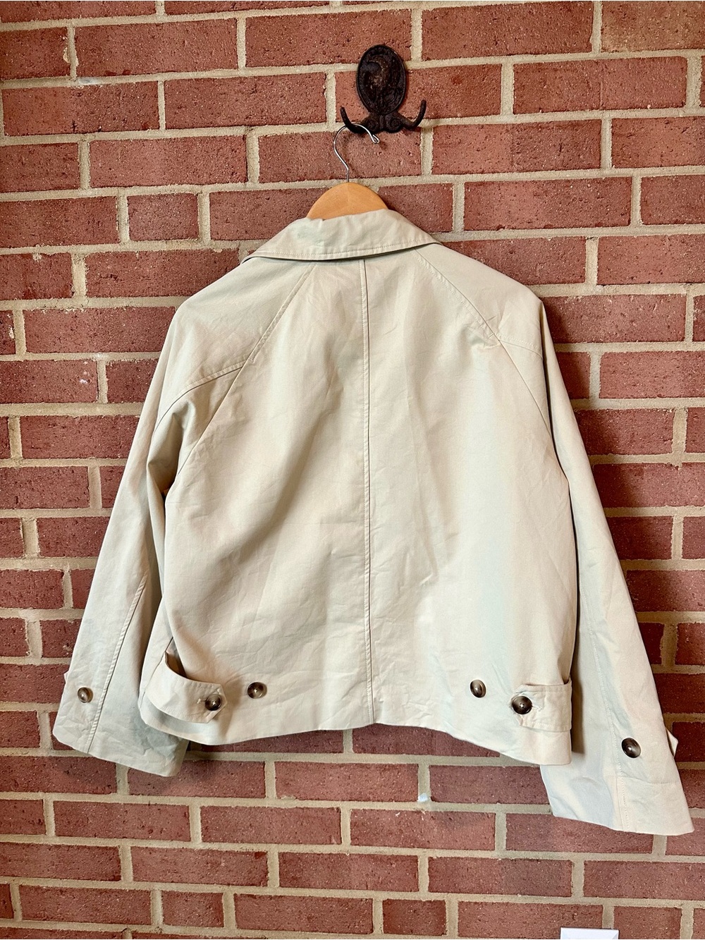 Tuckernuck Beige Cropped Trench Jacket - Picture 6 of 9